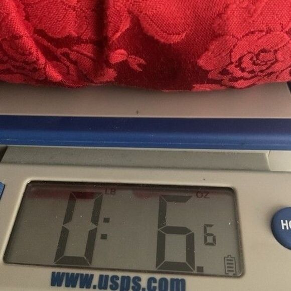 Vintage Roberta Red Floral Holiday Cocktail Party Mini Dress Women Size 5/6 - Picture 11 of 11